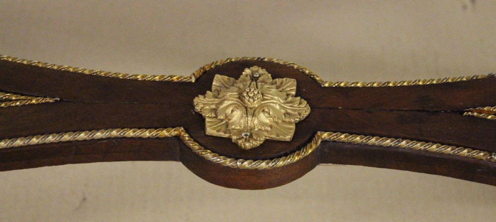 Fine Quality French Empire Period Mahogany Table  View XI