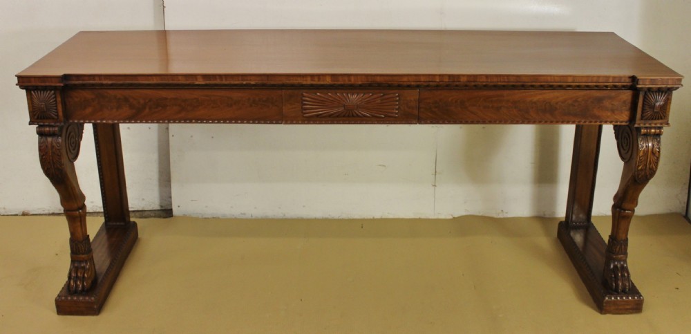 Imposing William IV Mahogany Serving Table