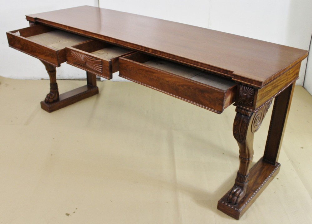 Imposing William IV Mahogany Serving Table View III