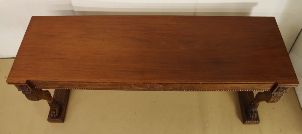 Imposing William IV Mahogany Serving Table View XI