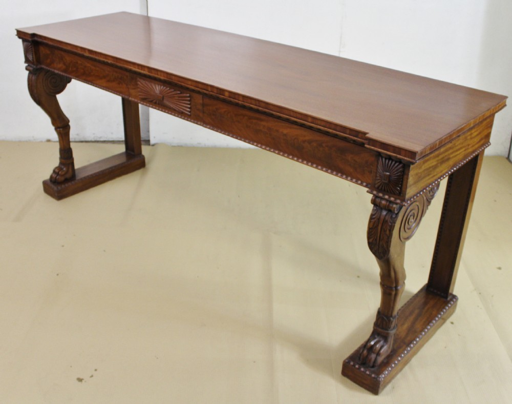 Imposing William IV Mahogany Serving Table View XIII