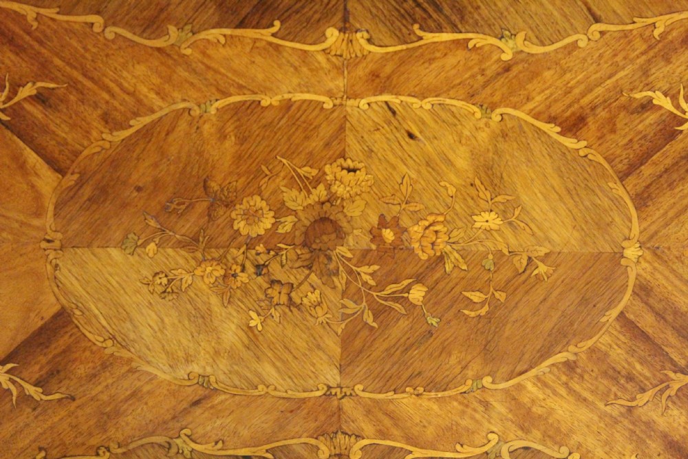 French Rosewood Marquetry Bureau Plat View XXV