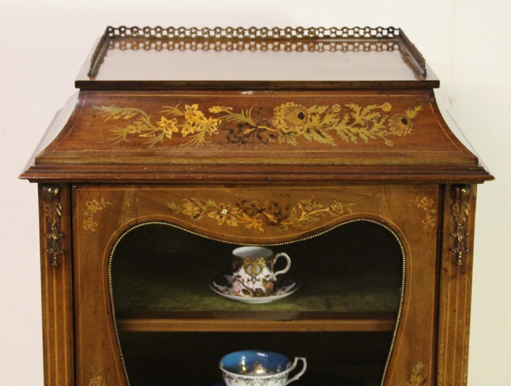 Inlaid Mahogany Vitrine View II