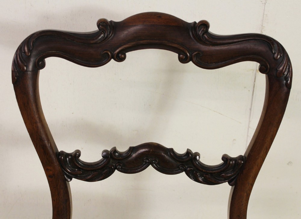 Set of 4 Victorian Rosewood Chairs View IV