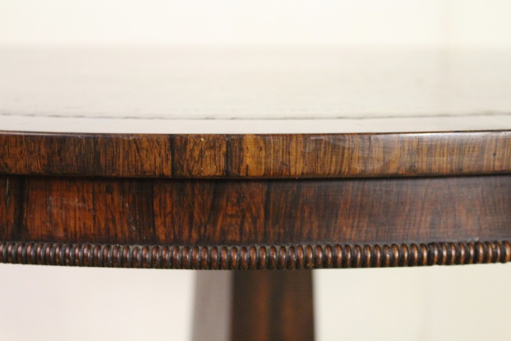 William IV Rosewood Center Table View IX