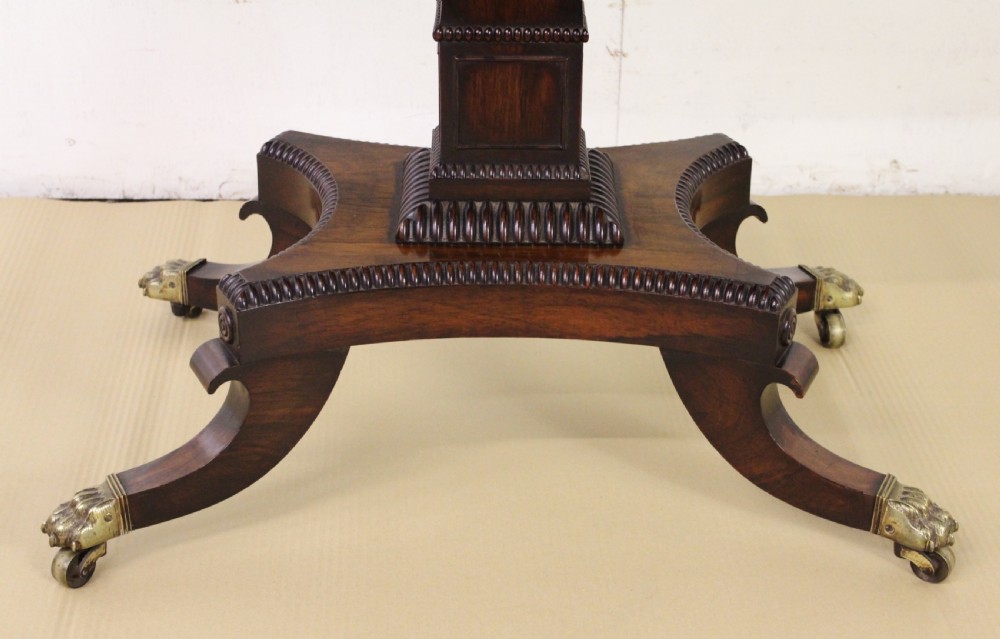 Regency Period Rosewood Card Table View VII