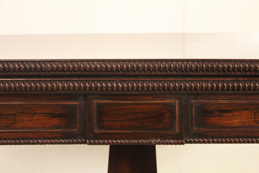 Regency Period Rosewood Card Table View XII