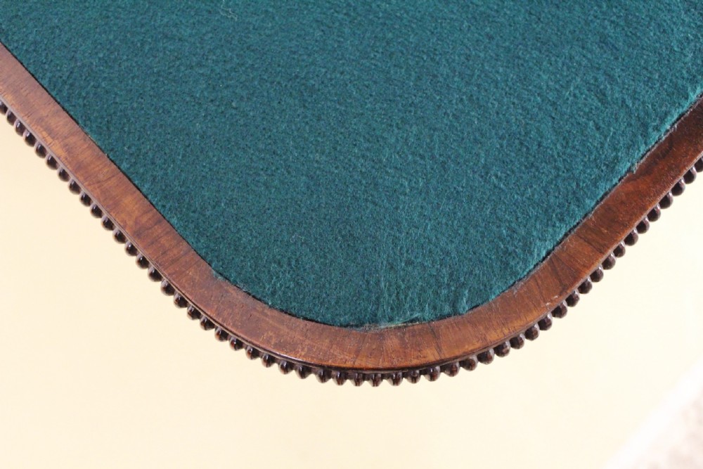 Regency Period Rosewood Card Table View XVIII