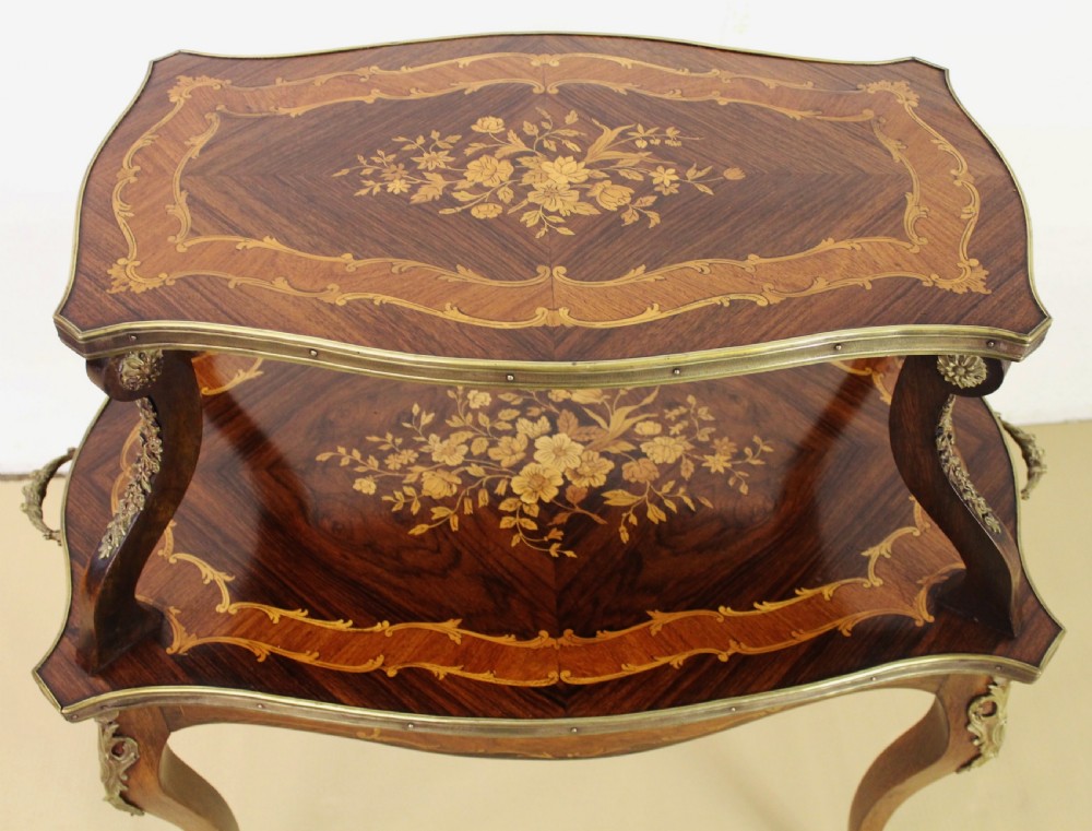 Rosewood Marquetry Etagere  View V