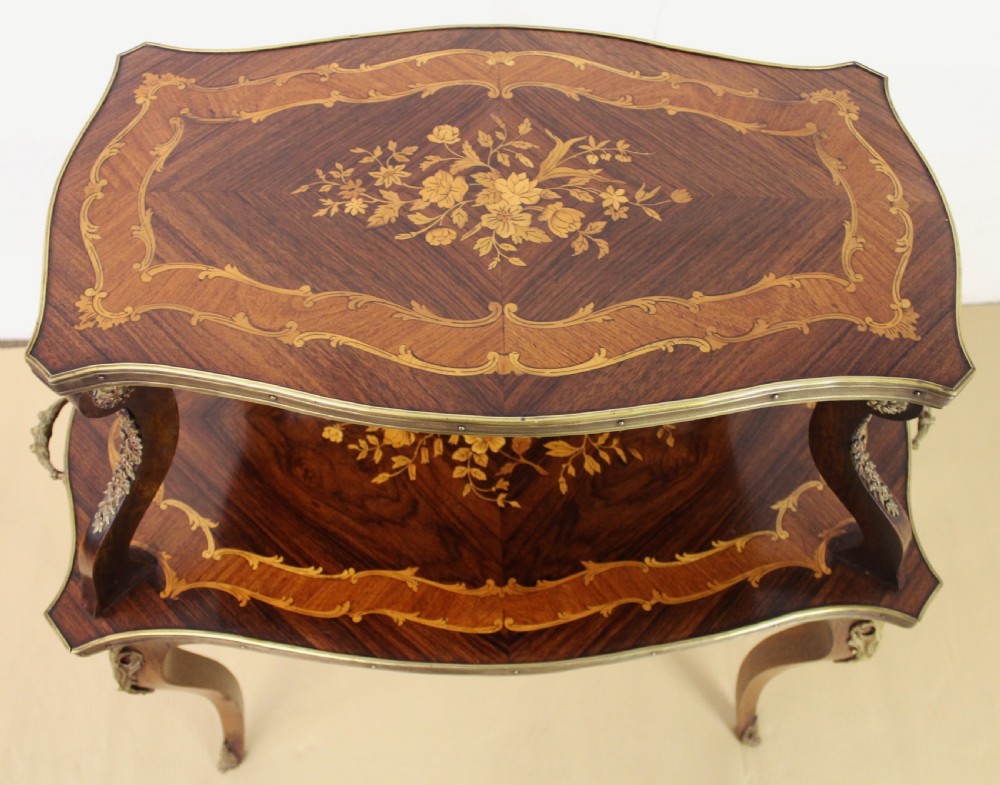 Rosewood Marquetry Etagere  View VII