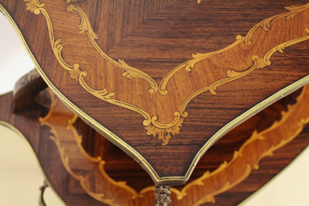 Rosewood Marquetry Etagere  View VIII