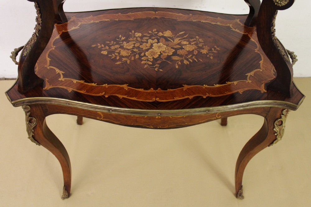 Rosewood Marquetry Etagere  View X