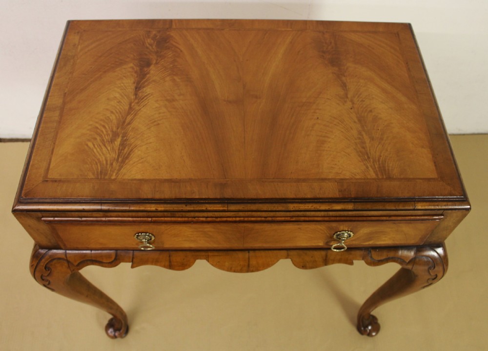 Burr Walnut Lamp Table View IV