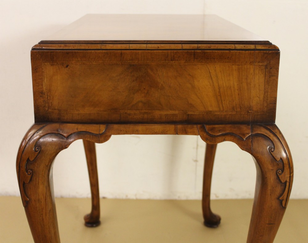 Burr Walnut Lamp Table View V