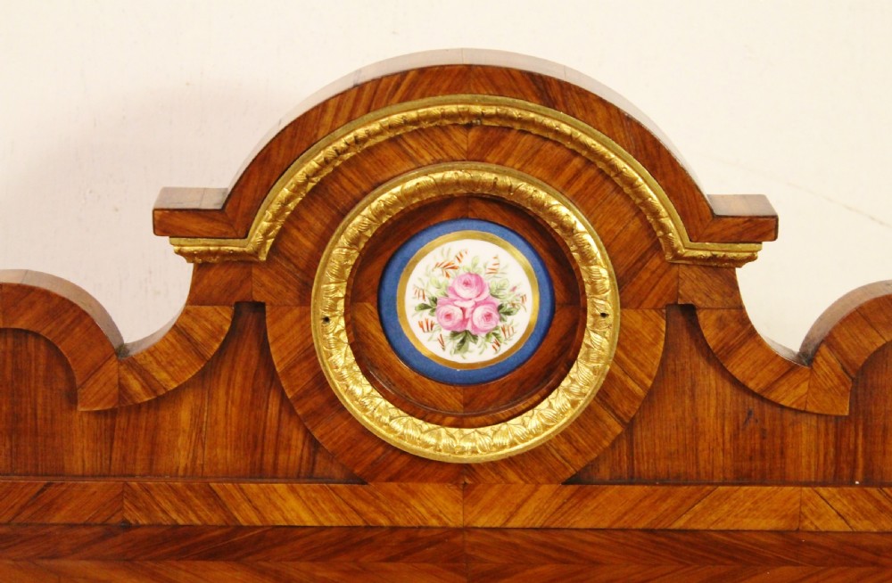 Tulip Wood and Ormolu Mounted Wall Shelves View IV