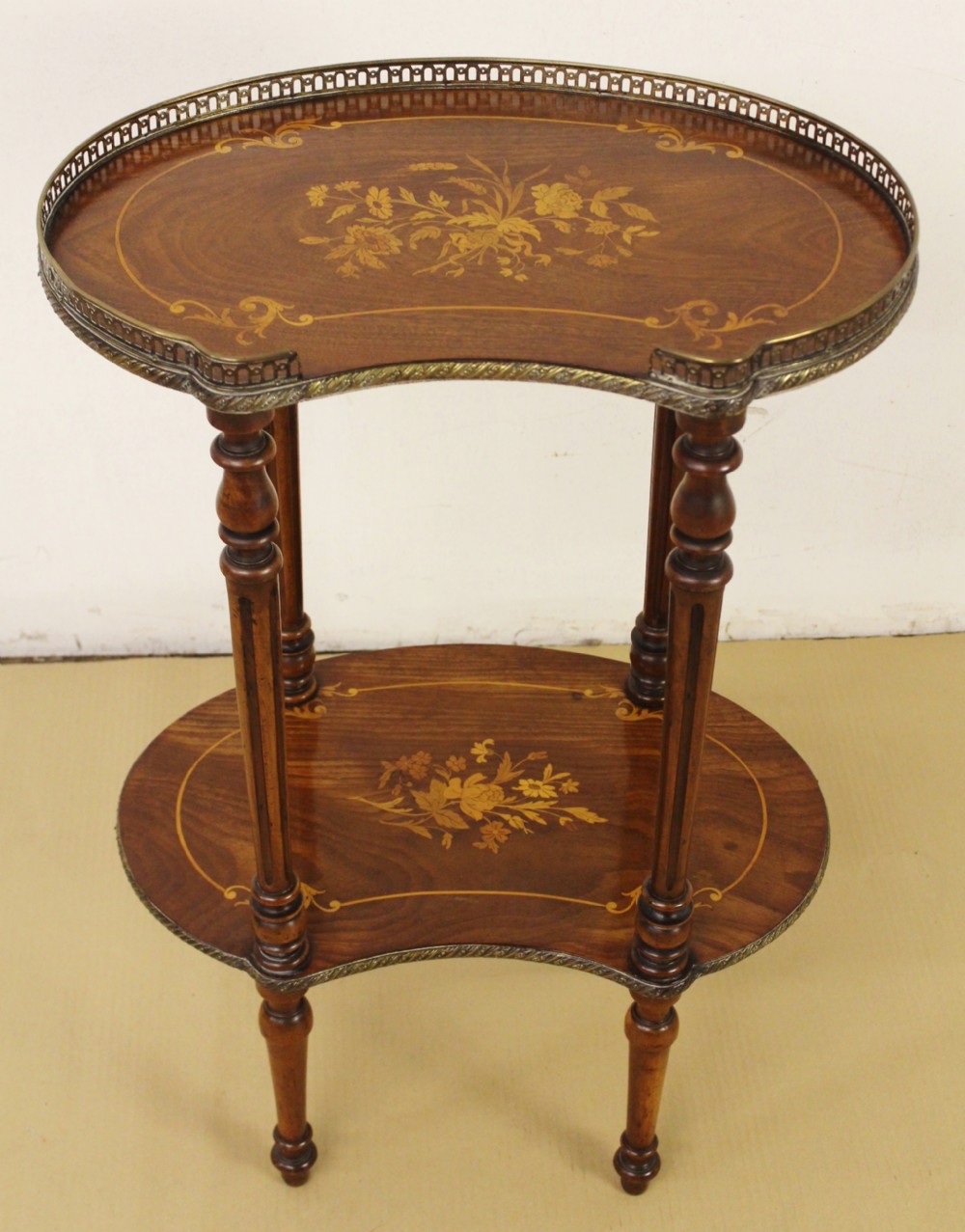Floral Marquetry Etagere