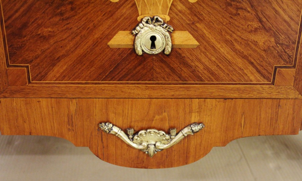 French Louis XVI Style Marble Topped Commode View VII