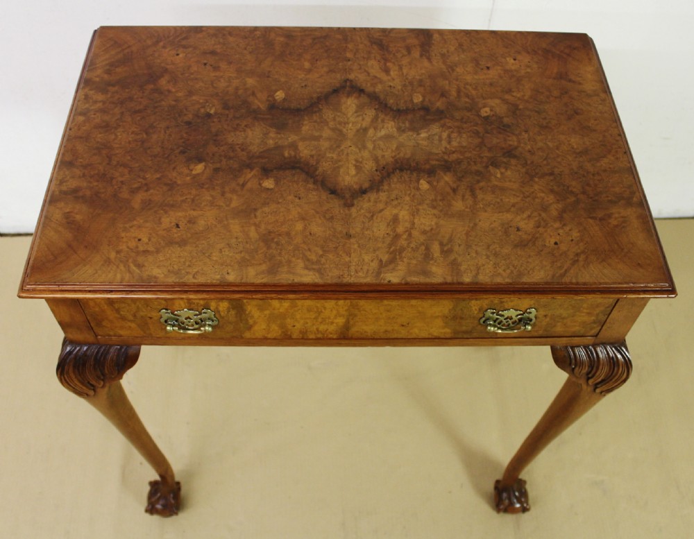 Burr Walnut Lamp Table View III