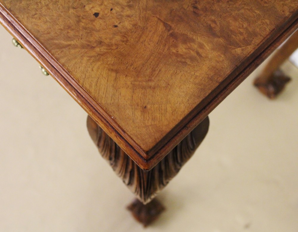 Burr Walnut Lamp Table View XII