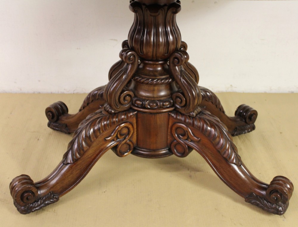 Oval Mahogany Center Table View III
