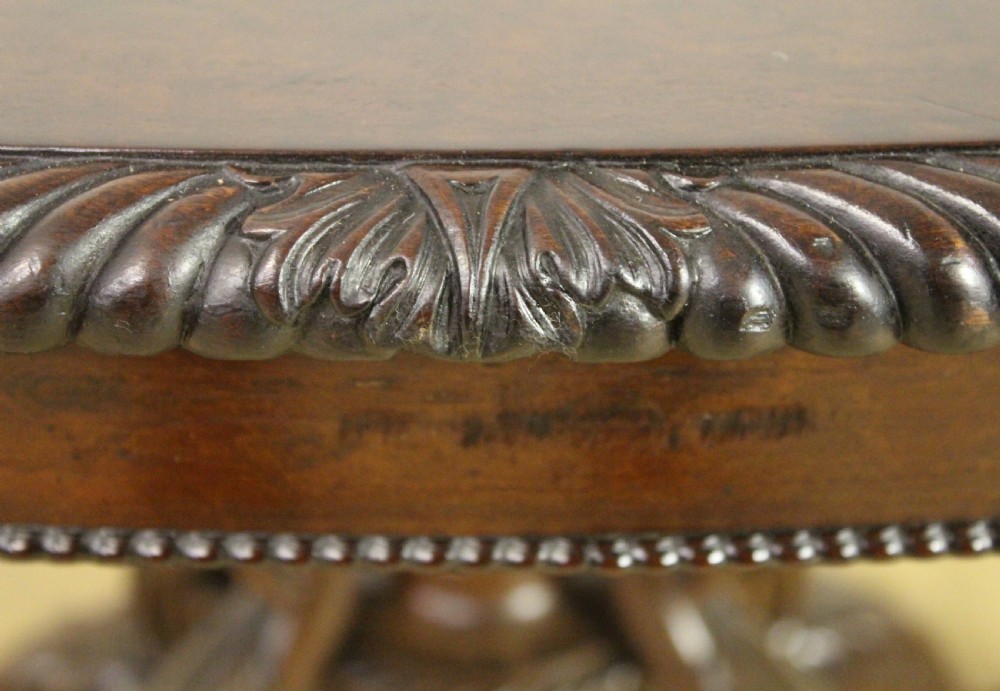 Oval Mahogany Center Table View IV