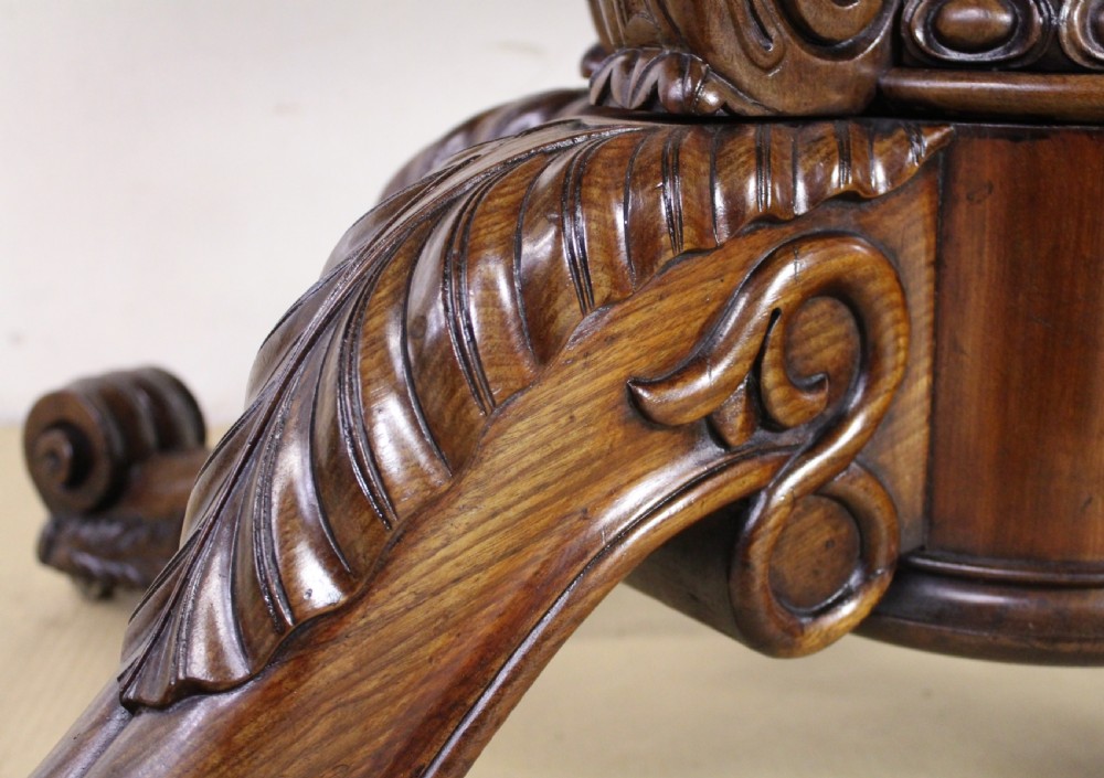 Oval Mahogany Center Table View VII
