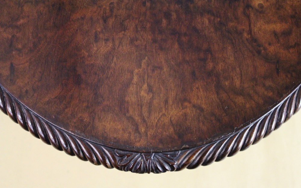 Oval Mahogany Center Table View XIV
