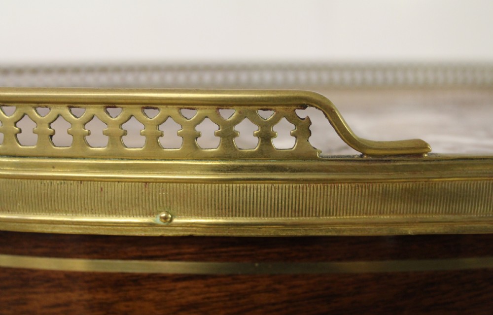 Mahogany and Brass Inlaid French Vitrine View XIII