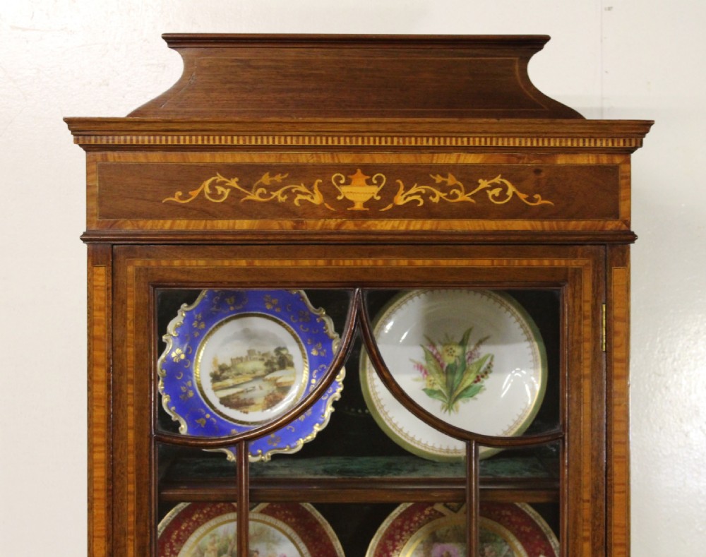 Edwardian Inlaid Mahogany Display Cabinet View II
