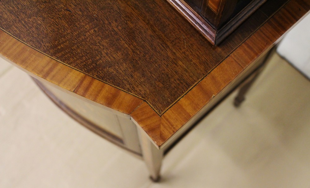 Edwardian Inlaid Mahogany Display Cabinet View VIII