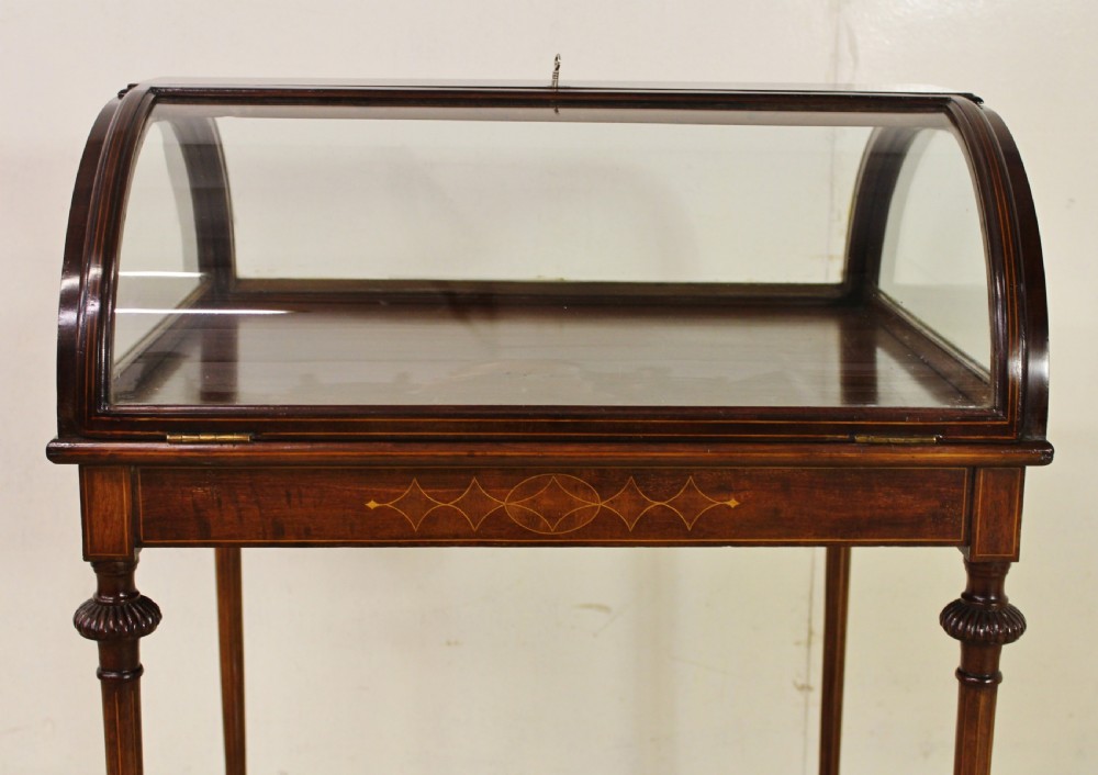 Domed Top Inlaid Mahogany Bijouterie Table View II