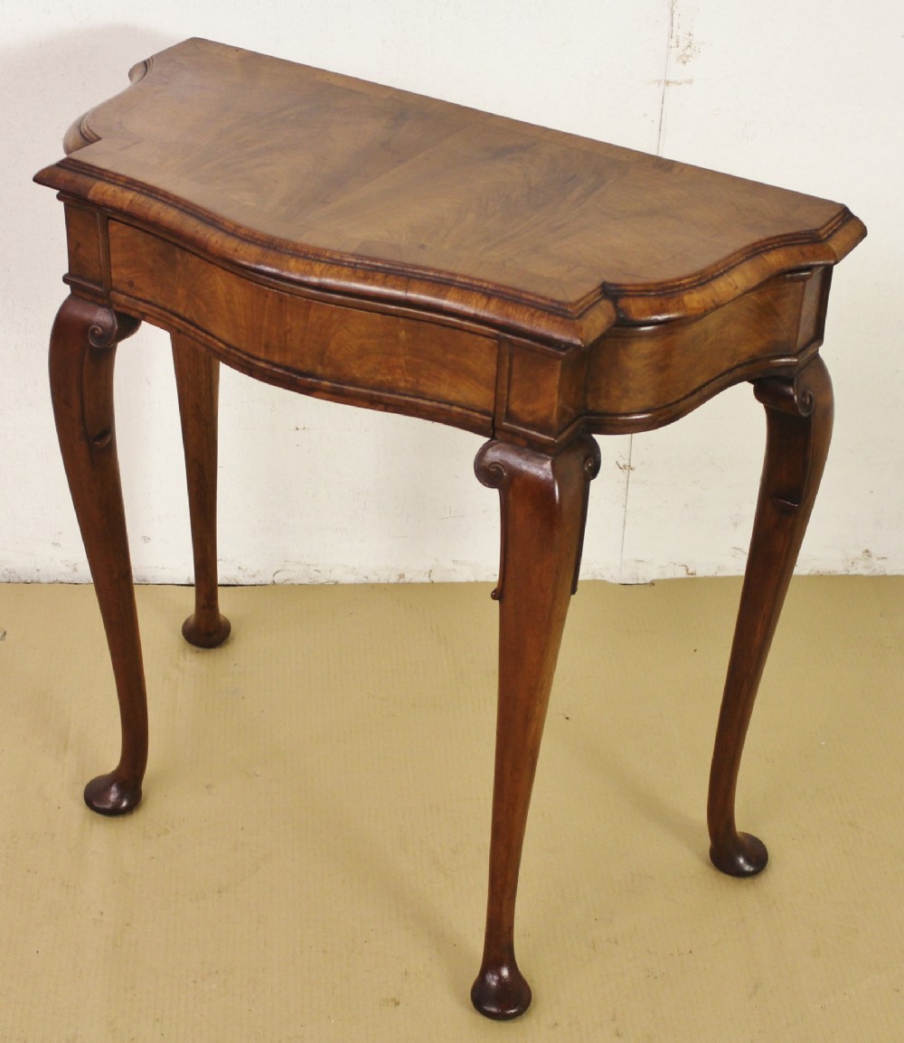 Burr Walnut Lamp Table