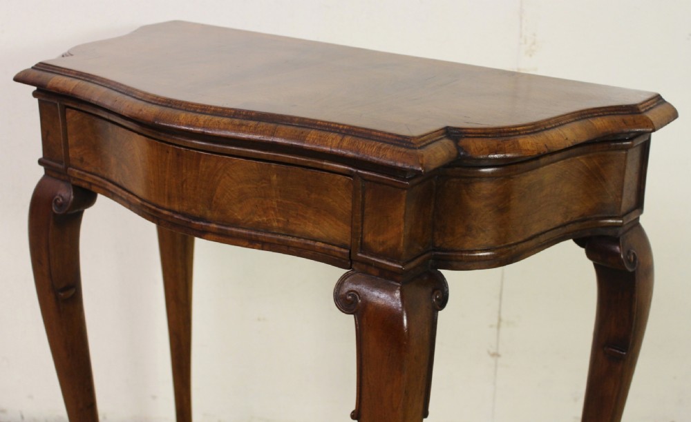 Burr Walnut Lamp Table View XI
