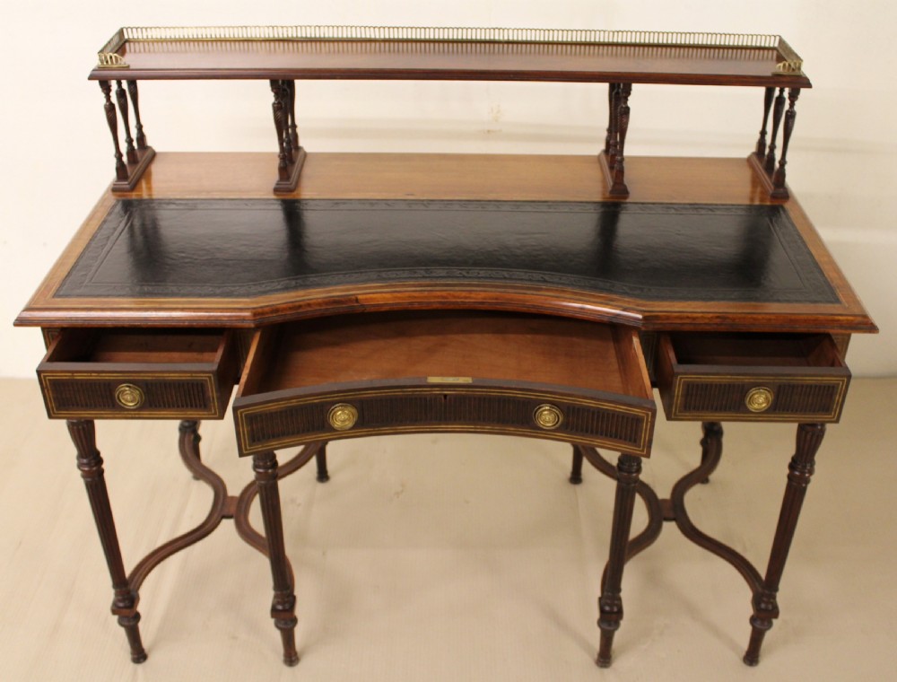 Inlaid Rosewood Writing Desk by Collinson and Lock View IV