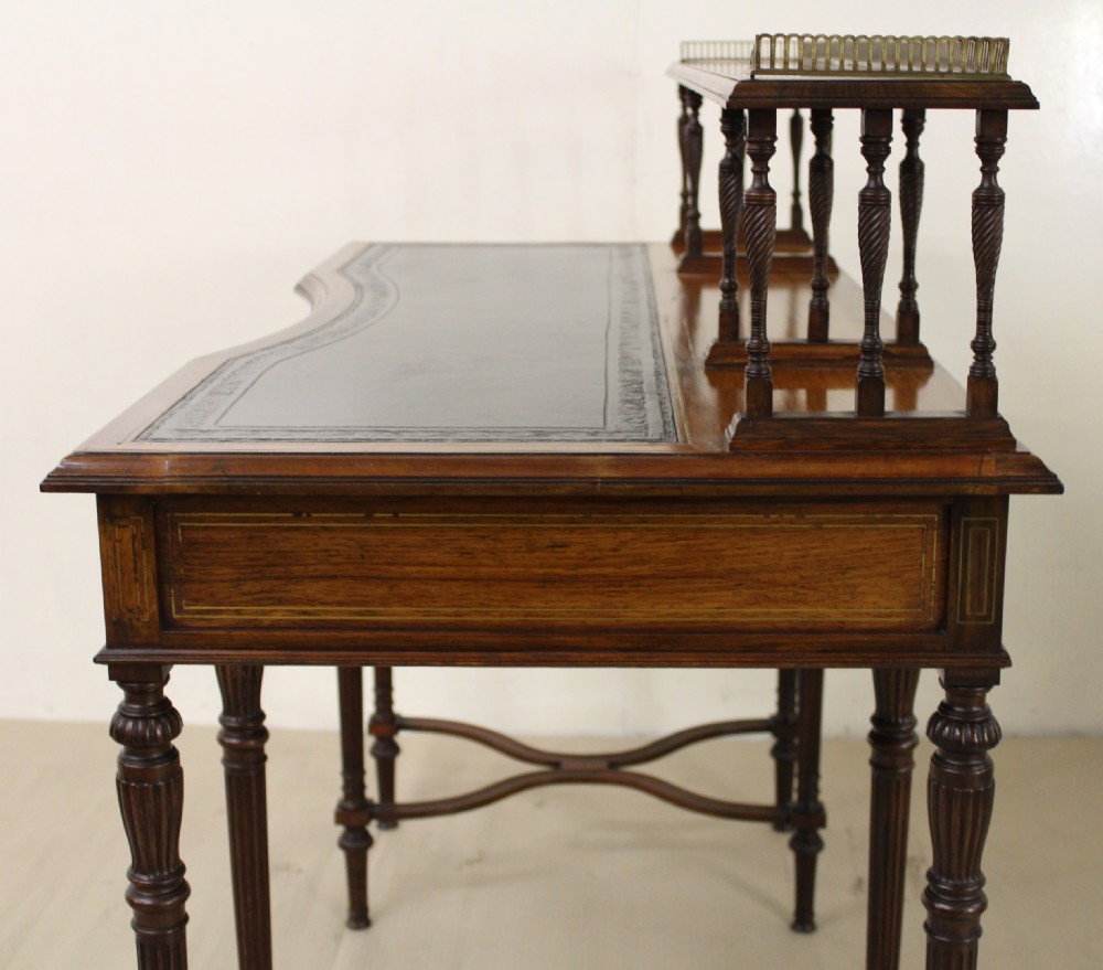Inlaid Rosewood Writing Desk by Collinson and Lock View XXI