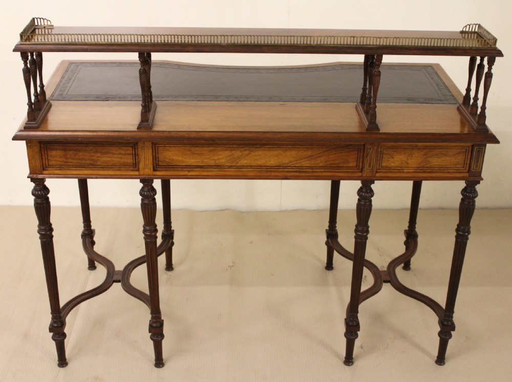 Inlaid Rosewood Writing Desk by Collinson and Lock View XXII