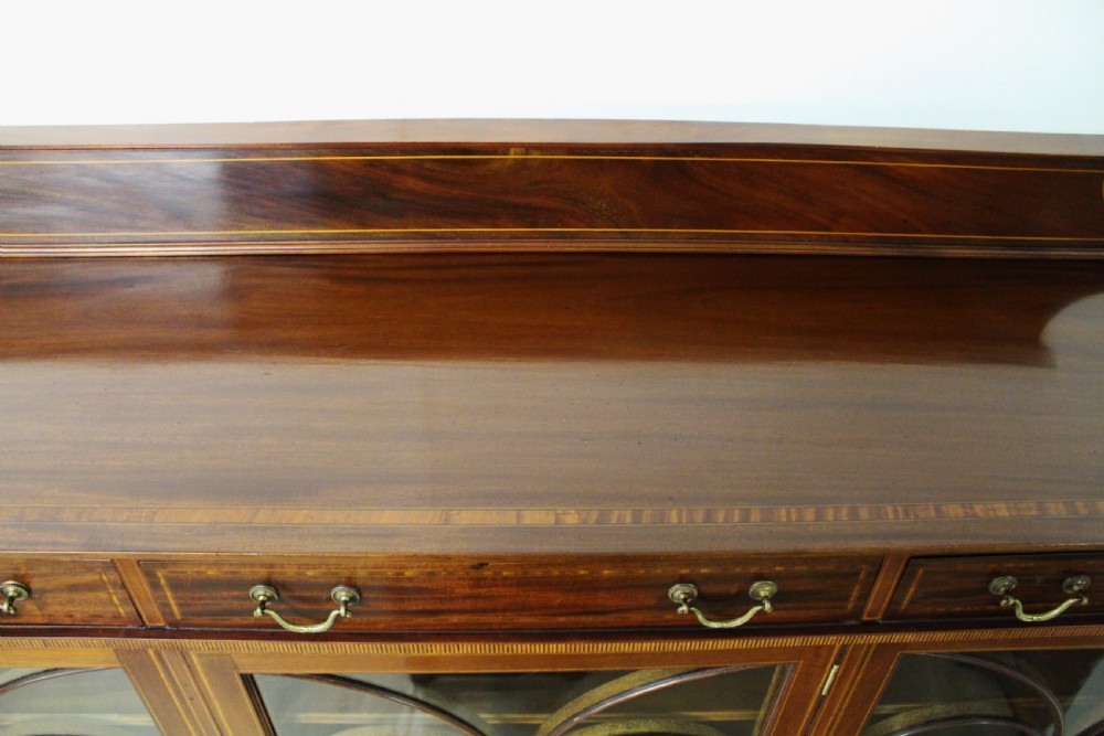 Inlaid Mahogany Bookcase by Maple and Co View III