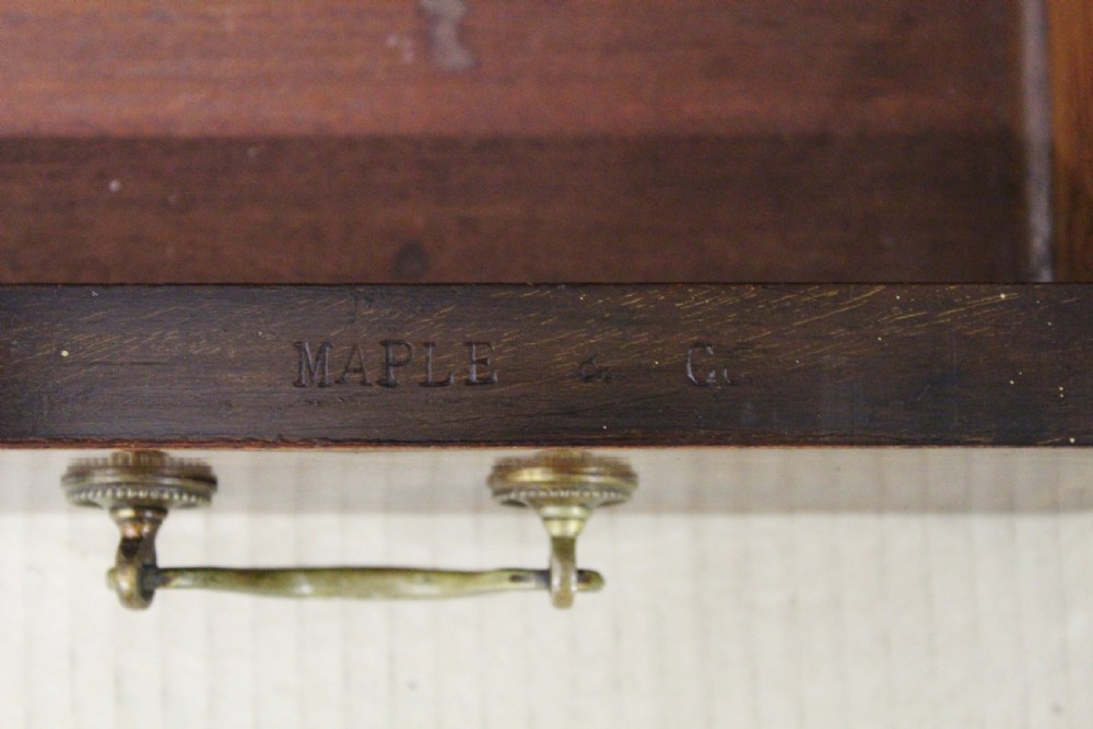 Inlaid Mahogany Bookcase by Maple and Co View IV