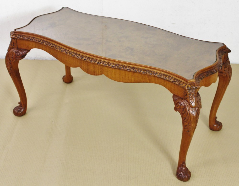 Burr Walnut Coffee Table