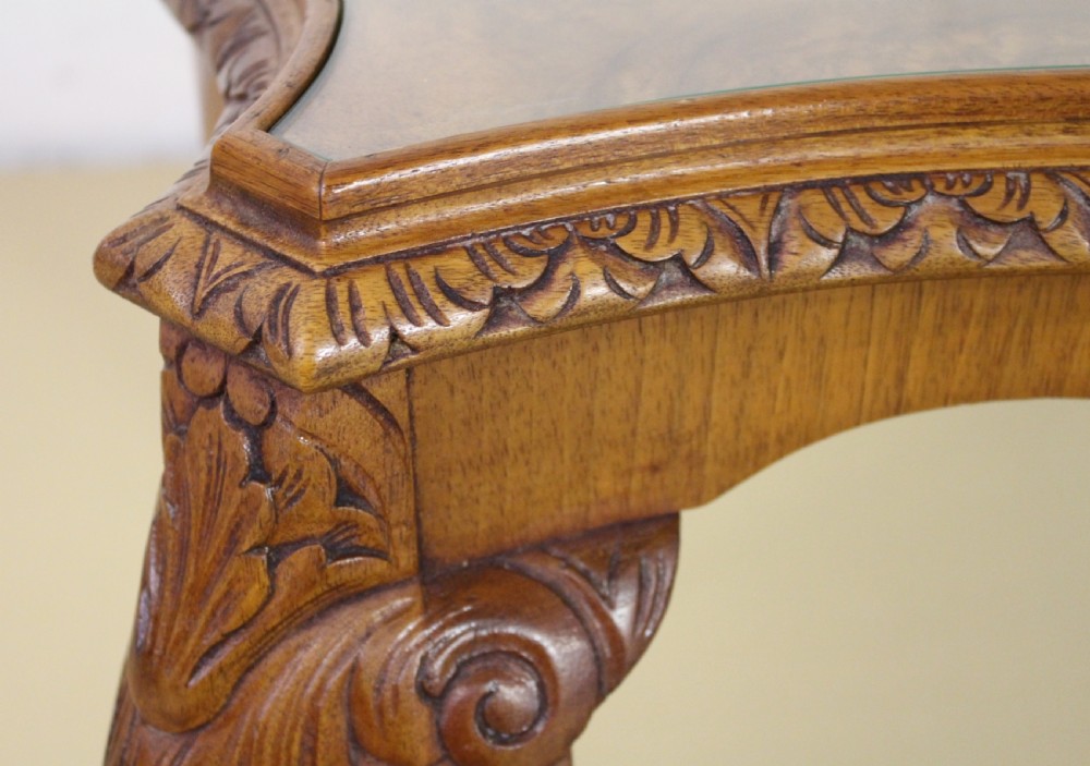 Burr Walnut Coffee Table View III