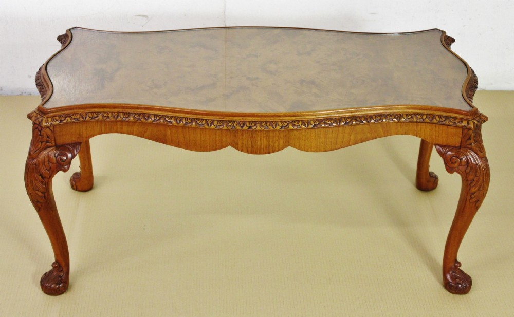 Burr Walnut Coffee Table View VI