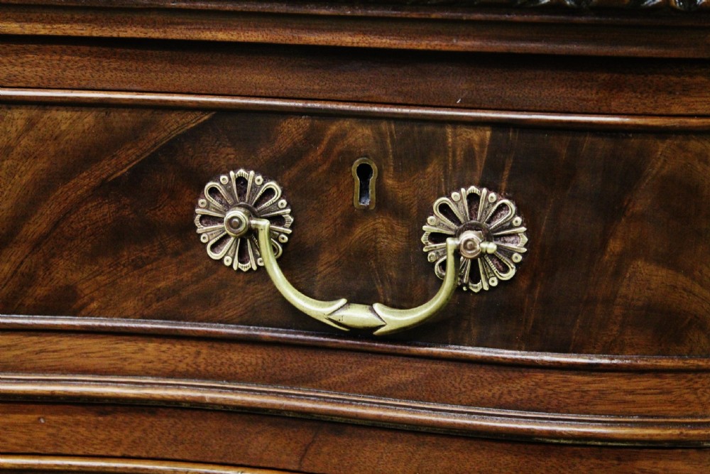 Mahogany Chippendale Style Pedestal Desk View IX