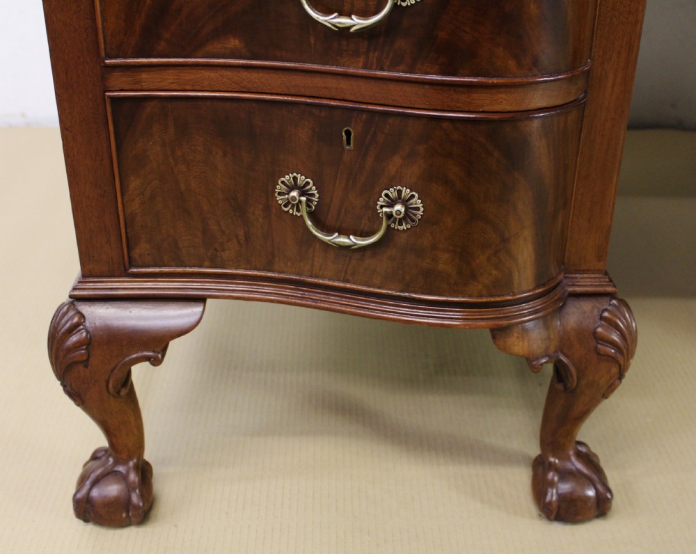 Mahogany Chippendale Style Pedestal Desk View X