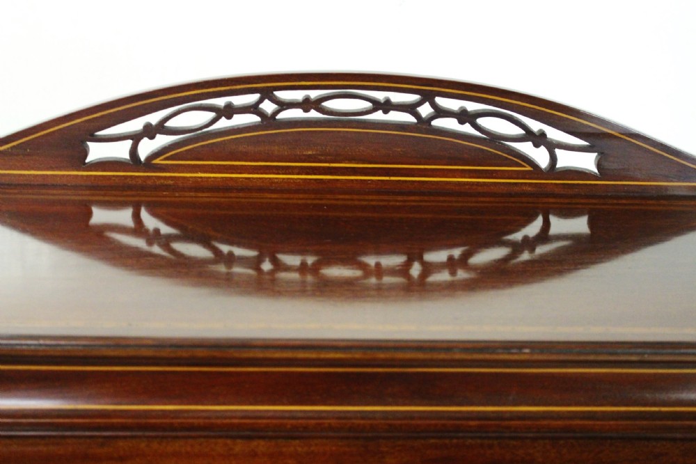 Edwardian Inlaid Mahogany Cylinder Desk View III