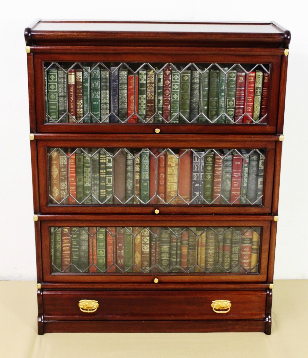 Mahogany Globe Wernicke Stacking Bookcase