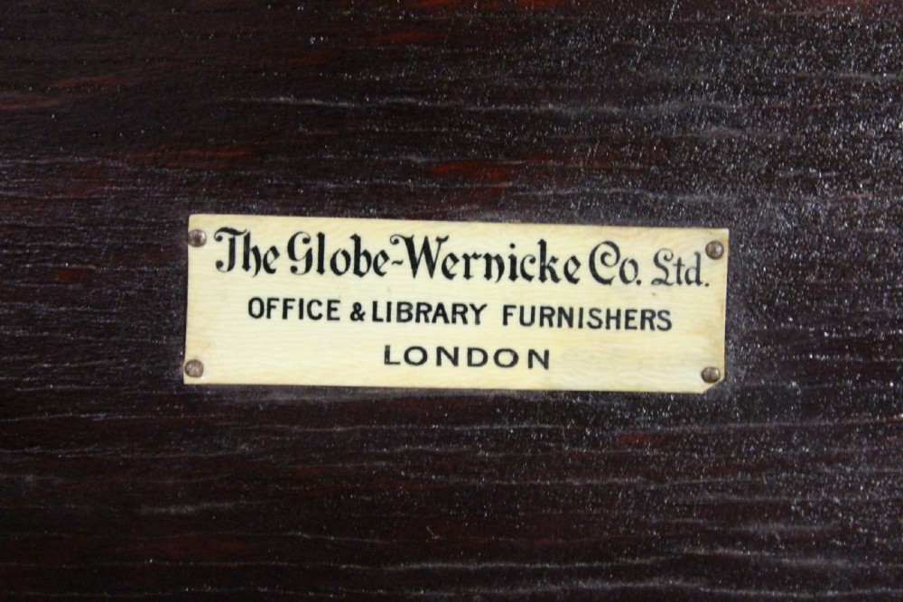 Mahogany Globe Wernicke Stacking Bookcase View II