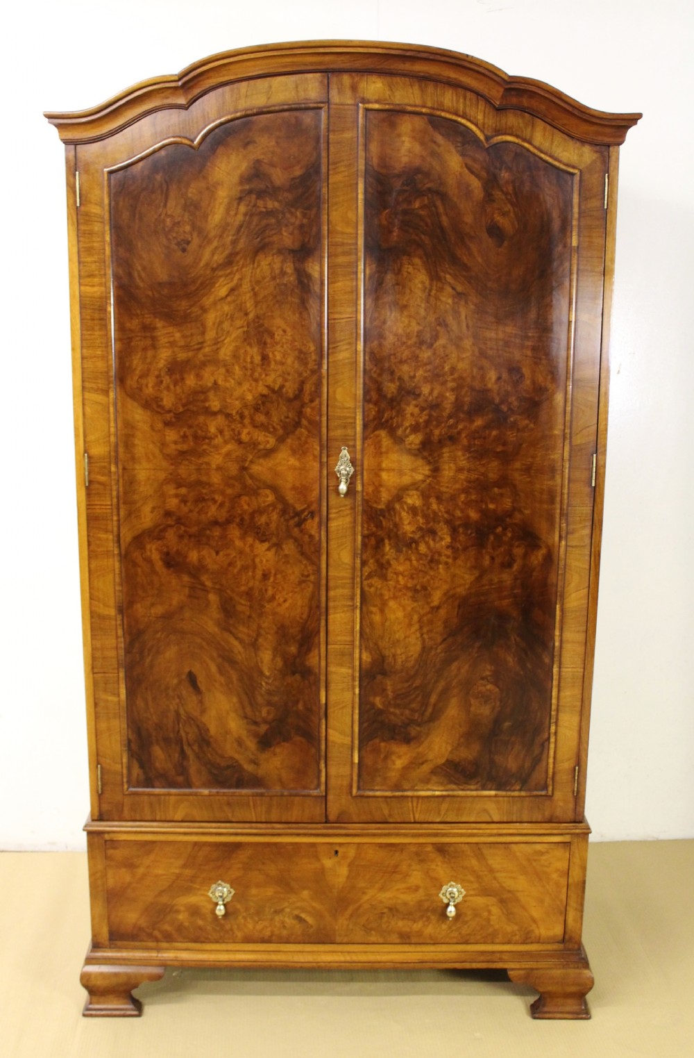 Burr Walnut Wardrobe by Spillman and Co