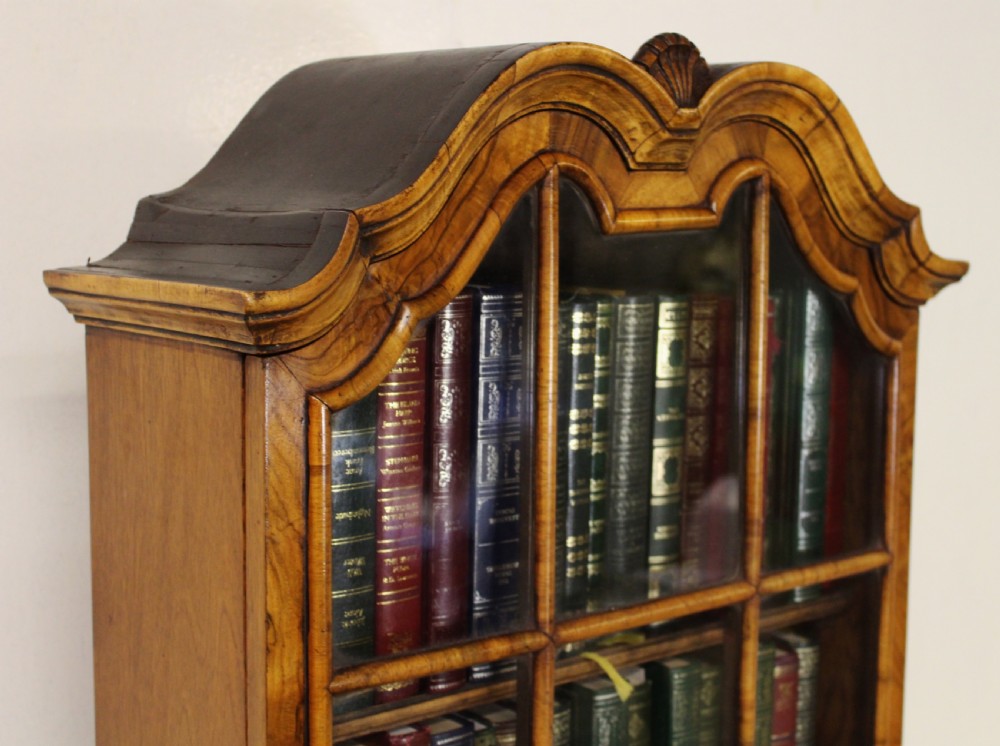 Burr Walnut Bureau Bookcase View XVII