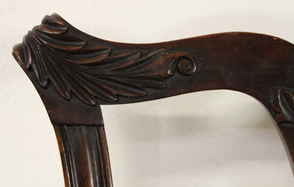Set of 8 Mahogany Chippendale Style Dining Chairs View XII