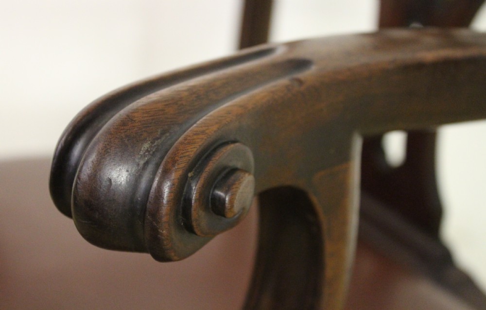 Set of 8 Mahogany Chippendale Style Dining Chairs View XX